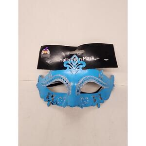 Masquerade Mask Venetian/Party/Mardi Gras/Halloween Costume - Blue/Black - NEW